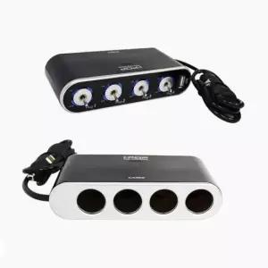 [CAR] USB4구 멀티 전원 소켓 차량용 시가잭 전원 분배기 충전 포트