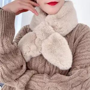 여성 쁘띠 퍼머플러 5컬러 1P 데일리 겨울 목도리 퍼머플러 쁘띠퍼머플러 퍼목도리