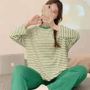 단가라티 홈웨어상하세트 캡내장잠옷 긴팔 바지 노브라티셔츠