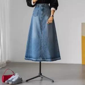 멜루아 포켓 데님 스커트스커트EC48 빅사이즈1225727