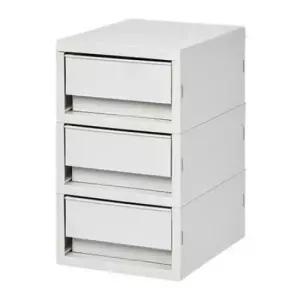 [생활] 보관서랍 정리박스 소형수납함 미니서랍장 3단형