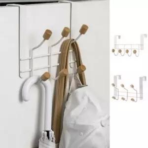 [생활] 도어후크 행거 4구 6구 벽고리 도어훅 소품걸이