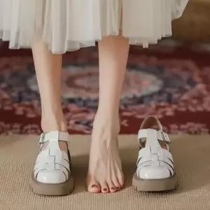 글레디에이터 샌들 통굽여름샌들007 여름샌들 스트랩샌들 여성샌들 웨지샌들 플랫샌들