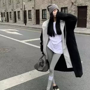 여성 후드집업 뽀글이코트 시보리양털코트 겨울아우터