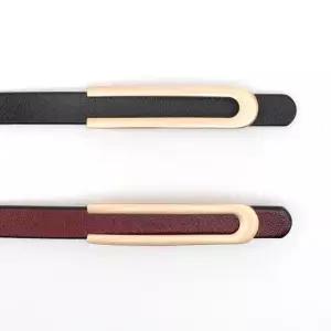 아임레더 여성 소가죽 벨트 2p세트 S-2 얇은벨트 여성벨트 패션벨트 캐주얼벨트 가죽벨트