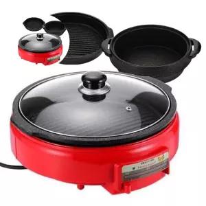 그릴팬 전골팬 B대원8500 분리형 파티쿠커 전기냄비