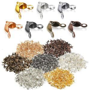 보석 공예용 매듭 마감 클램셸 커버 1400피스 대용량 DIY 팔찌 비즈 제작 키트