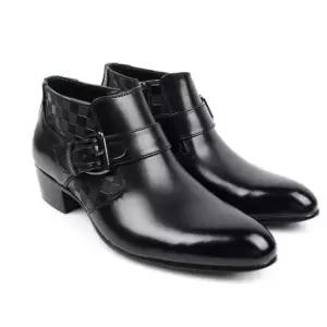 고급 소가죽 인기 남성 발목 높은 구두 숏부츠 안감퍼남성부츠 무광레인부츠