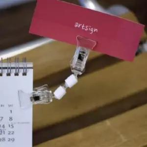 페이퍼 꽂이 쇼클립 홀더 집게 문서 메모