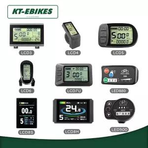 KT 전기 자전거 LCD LED 디스플레이 Kuteng 24V 36V 48V LCD3 LCD8h LED 880 LCD7 전기 자전거 키트