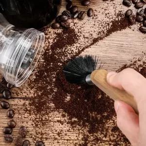 빈그레인 커피머신 청소 브러시 (느티나무)가루 그라인더 청소솔