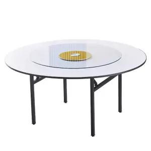 접이식 원형 테이블 미니 연회장 거실 발코니 식탁