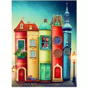 아이윙스 피포페인팅 PIPO-2042 카툰시티 40x50 DIY명화그리기 유화수채화그리기