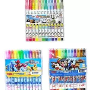 동아 향기싸인펜 12색 남아용 파랑 캐릭터랜덤 타(12개입)