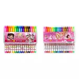 동아 향기싸인펜 16색 여아용 캐릭터랜덤 타(12개입)