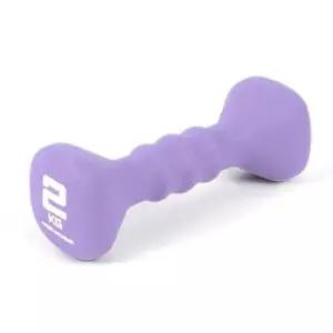 홈트 아이워너 네오프렌 사각 덤벨 아령 라벤더 2kg 1P