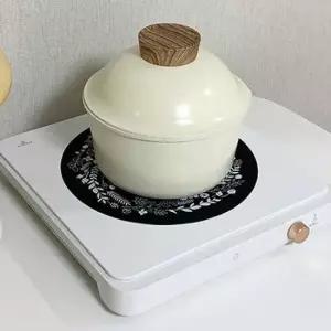 인덕션받침대 주방 인덕션 스크래치 방지 커버 덮개 실리콘 받침대