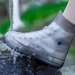 논슬립 야외 커버 장마철 방수 실리콘 신발 휴대용