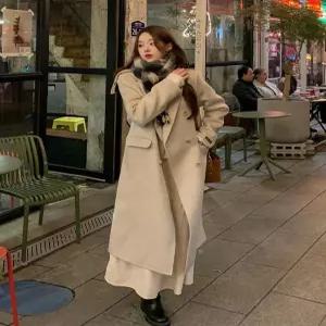 [워너비뮤즈]무배 하이퀄리티 핸드메이드 울 코트 워너비뮤즈 (42060437)