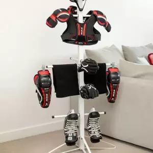 하키 장비 거치대 휴대용 정리 옷걸이 보호 건조대 헬멧