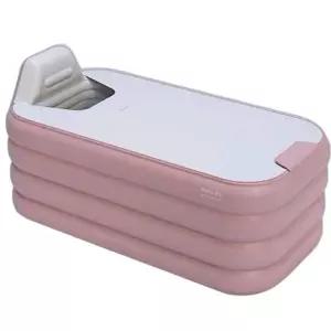 1인용 접이식 욕조 자동펌프 이동식욕조 대형 반신욕조