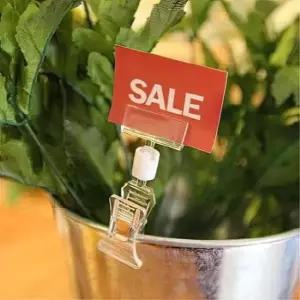 [문구] 메모홀더 집게 메모 꽂이 명함 네임텍 쇼클립 10개 정보 상품 매장 업소