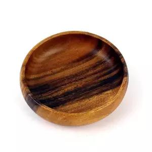 디저트접시 브런치접시 마른안주접시 아카시아 원형볼