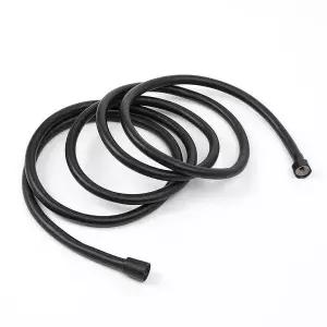 HWA 줄꼬임방지 PVC 샤워기 호스 2M 블랙