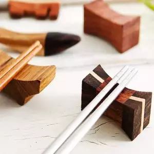 수저받침 우드 태국