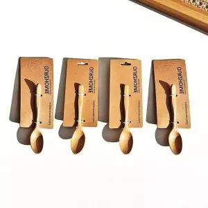 느티나무 4세트 티스푼 원목 티스푼