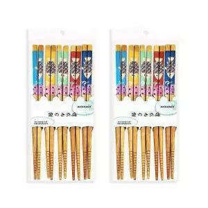 잉어 5P 일본식 2세트 젓가락 세트 대나무 나무