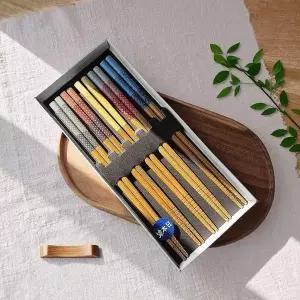 일본 세트 젓가락 5P 글로스 이시다