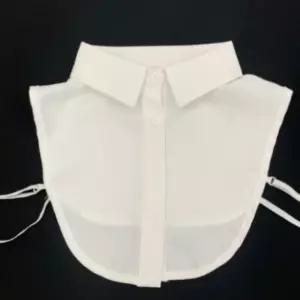 넥페이크셔츠 쉬폰 페이크셔츠 클래식 목카라 화 넥워머목토시 이너셔츠