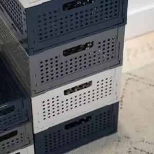 폴딩박스 접이식 수납함 캠핑 옷 대형 그레이 폴딩박스 접이식 수납함 캠핑