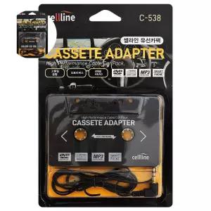 셀라인 유선카팩 카세트형 mp3 4채널 스마트폰 카