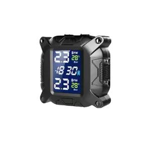 오토바이 TPMS 바이크 T1 체크 태양열 타이어 충전 흑백