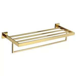 (GL)모던 7001 골드 2단 선반형 수건걸이 수건걸이대 욕실수건걸이