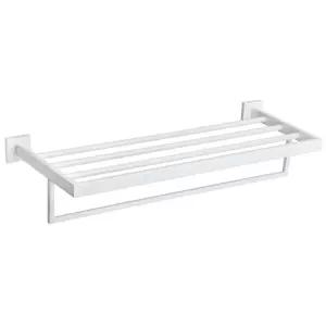 (GL)모던 7001 화이트 2단 선반형 수건걸이 2단수건걸이 선반형수건걸이