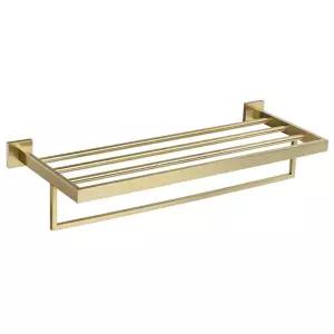 (GL)모던 7001 무광골드 2단 선반형 수건걸이 2단선반형수건걸이