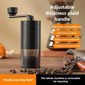 2025  핸드 크랭크 커피 그라인더 휴대용 조절 홈 야외 여행 커피기구