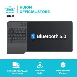 HUION piroy 키보드 펜 무선 그래픽 디지털 드로잉 보드 KD200 태블릿 배터리 프리 메사 디지탈리자도라