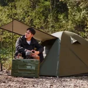 초경량 백패킹 전면 메쉬 이너 실버코팅 텐트 차박텐트 차박용품
