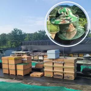 [하프클럽/알티피아]벌모자 방충망 양봉모자