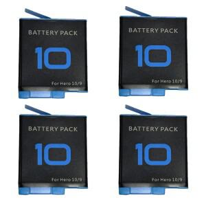 GoPro Hero 9 11 12 용 10 스포츠 카메라 배터리 3.85V 1800mAh 모션 충전식 리튬 이온