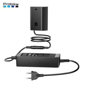 NPFZ100 더미 배터리 AC DC 전원 공급 장치 어댑터 키트 소니 알파 A6600 A7IV A7SIII A1 FX3 A7R3 IV A9