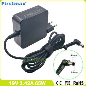 19V 3.42A 65W 노트북 충전기 ac 어댑터 FSP065-AAC PA-1650-63 asus E46 F45 F6 F80 K40 K41 K42 K43 K45