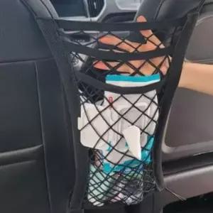 포켓주머니 만능정리망 운전석정리망 그물망 차량용