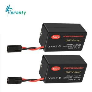 Parrot AR.Drone 2.0 Quadcopter 긴 비행 시간을 위해 설계된 11.1V 2000mAh 20C 재활용 가능 고전력 드론