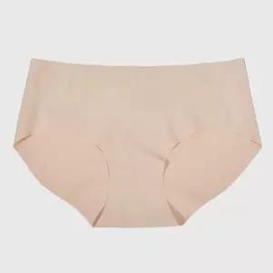 여성 무봉제 햄라인 비비안 누디 미디 삼각 팬티 1p 여자팬티 여성용팬티 여성속옷