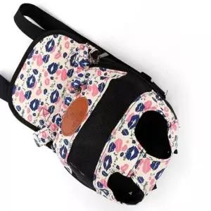 [반려] 앞가방 베이지 애견이동가방 강아지이동식가방 애견앞가방 애견슬링백 애견가방